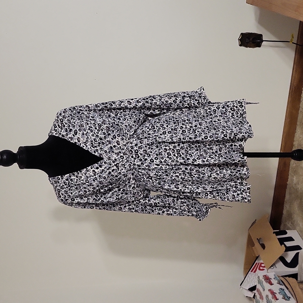Animal print dress